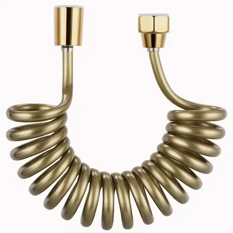 

Модернизированный пружинный выдвижной душевой шланг 1,5/2/3/5 м, спиральный гибкий шланг для насадки для душа, туалета, биде, водопроводная труба, сантехника, ванной комнаты