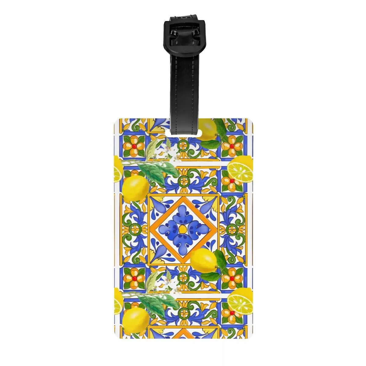 Пользовательские средиземноморские летние фруктовые лимоны багажные бирки для