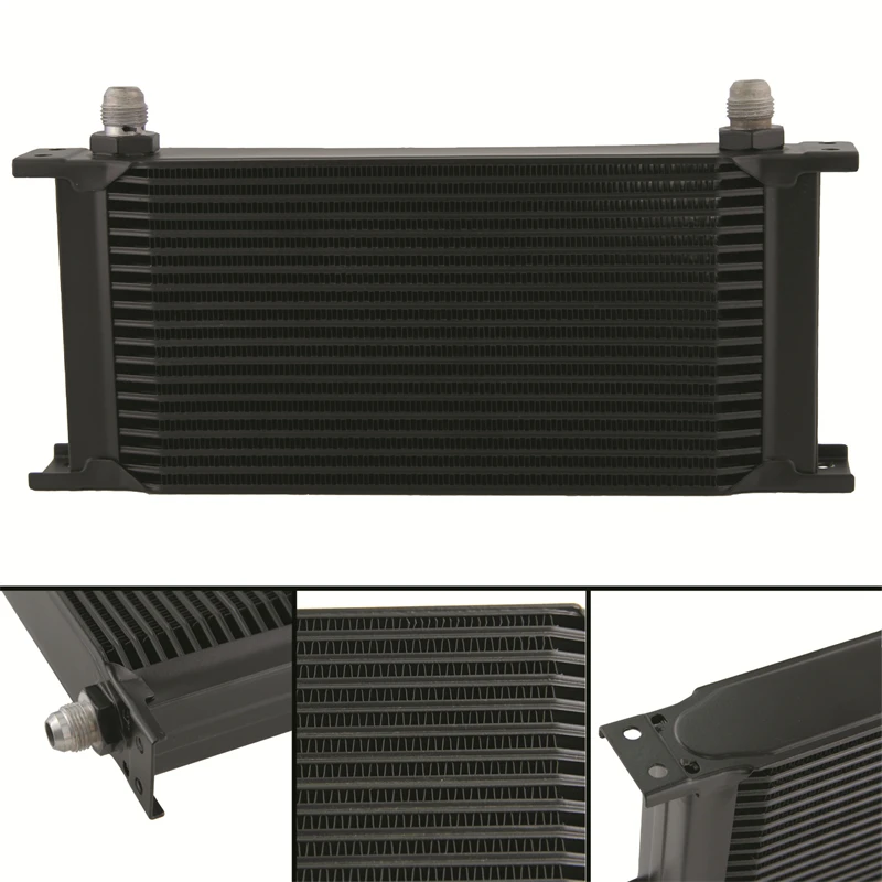 19 рядов алюминия 8-AN8 масляный кулер для универсальной автомобильной системы