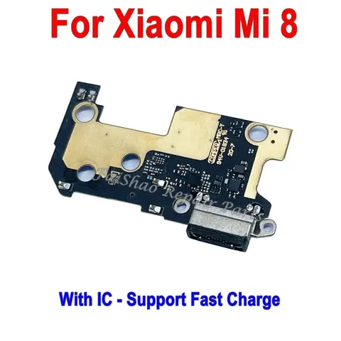 Новый USB-разъем для док-станции зарядное устройство Порт зарядная плата гибкий кабель с поддержкой IC Быстрая зарядка для Xiaomi Mi 8
