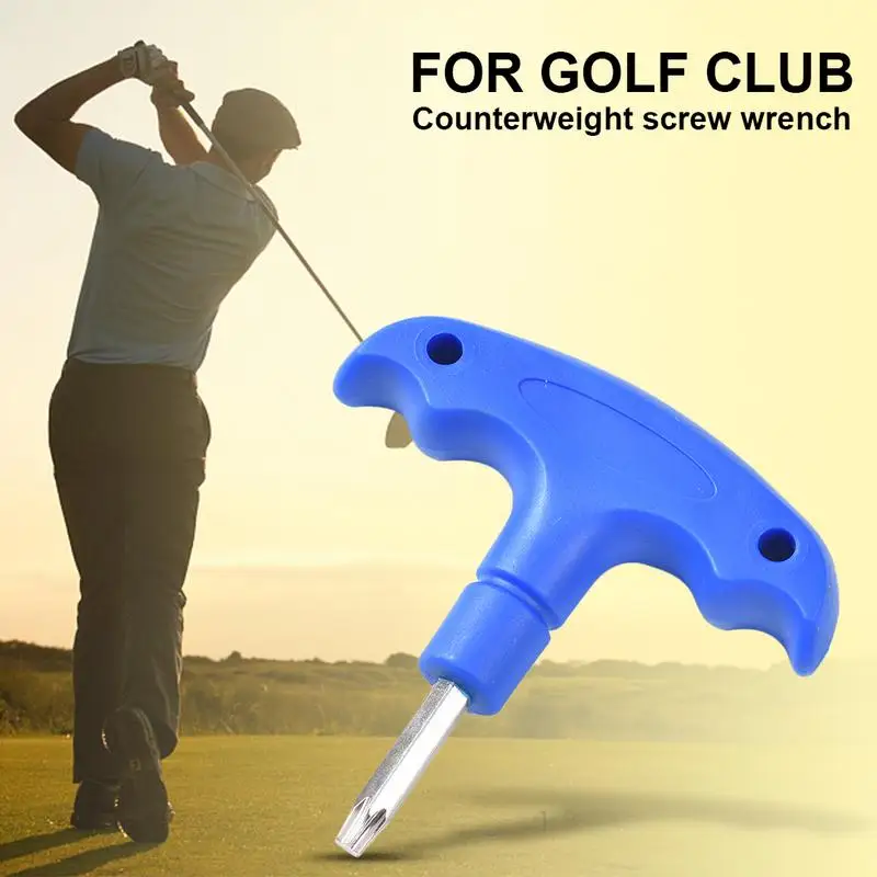 

1pc Blue Golf Wrench Tool Golf Square Angle Wrench Tools Spanner for Srixon Cleveand Shaft Adapter Sleeve Club Heads Accessories