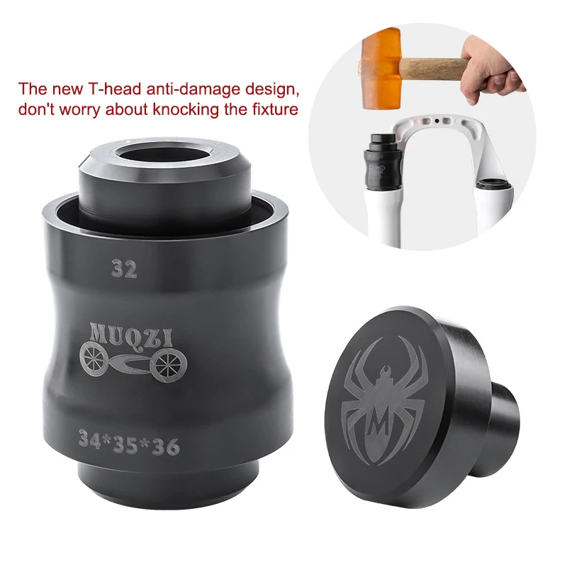 

4 in 1 Bike Fork Dust Seal Installation Tool 32/34/35/36/38/40mm Pipe Diameter Suspension Fork Seal Install Tool