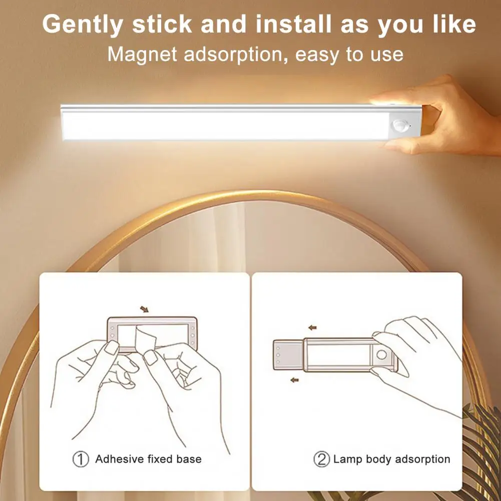

Беспроводный перезаряжаемый магнитный датчик движения для шкафа