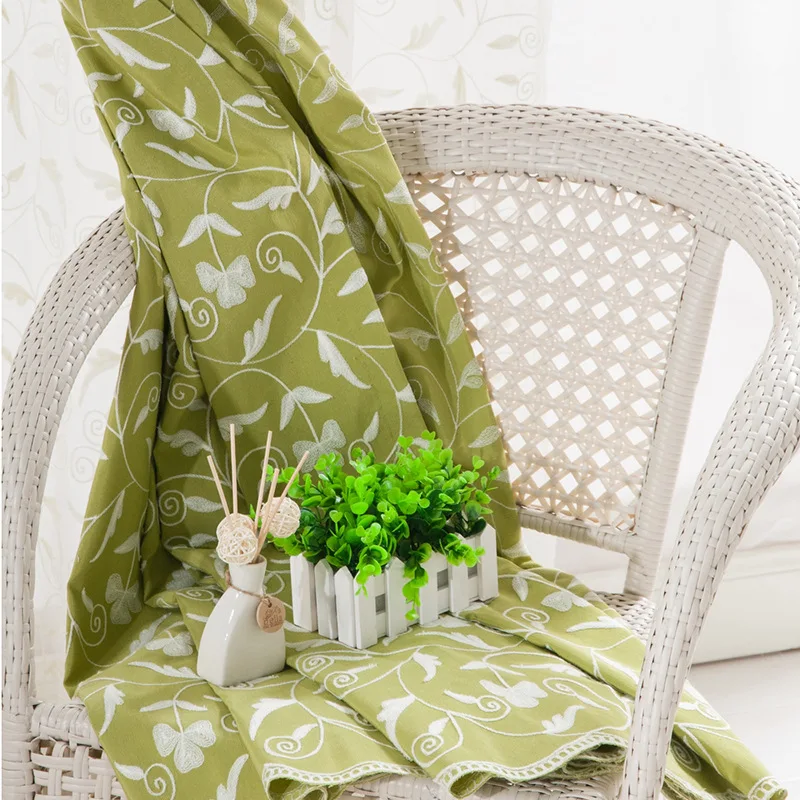 

Занавески с вышивкой в американском стиле, для гостиной, спальни, кабинета