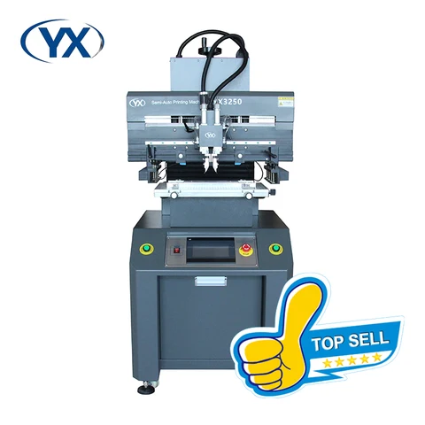 Полуавтоматический печатный станок YX3250 SMT Трафаретный принтер для линии производства печатных плат