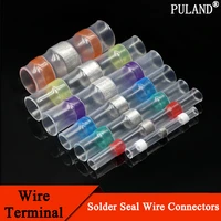 10203050100pcs solder seal wire connectors 31 heat shrink insulated electrical wire terminals butt splice waterproof