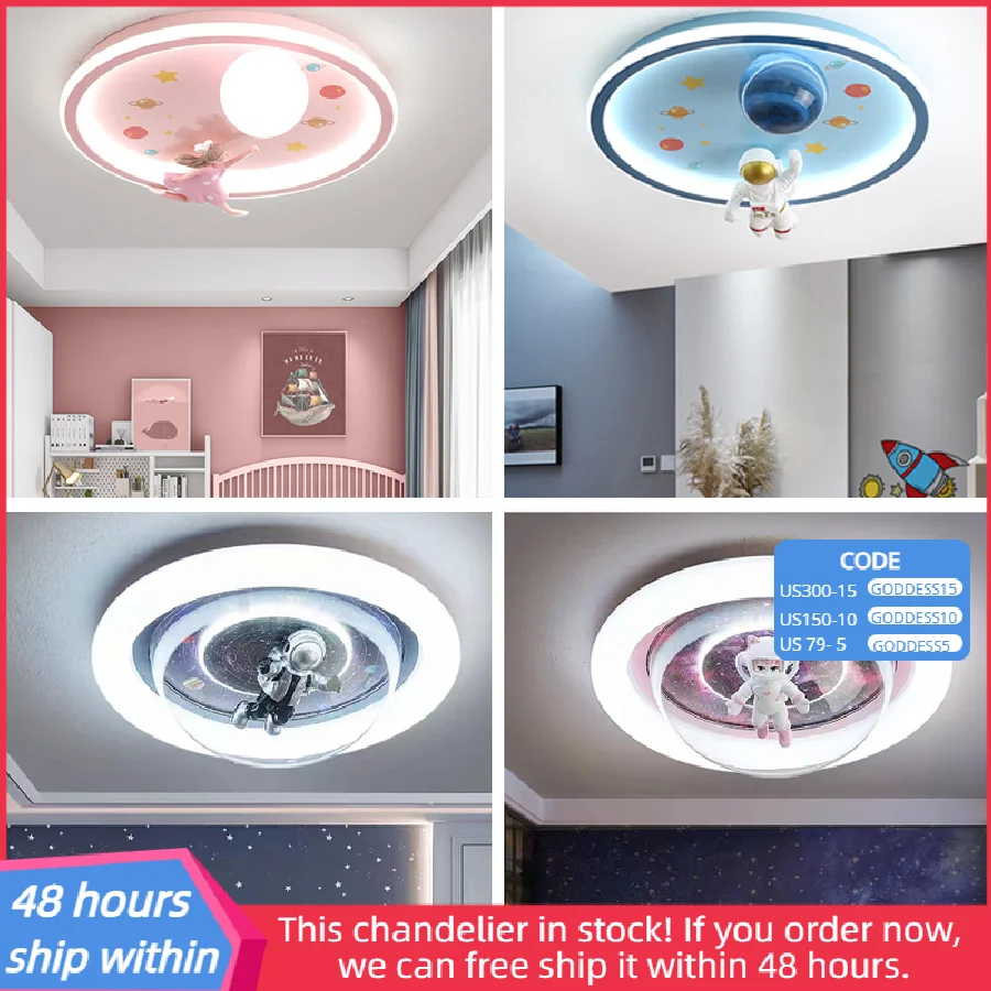 

Светодиодная люстра в виде астронавтов, потолочный светильник, Декор для дома, детской комнаты, детской комнаты, детской спальни, комнатная декоративная лампа