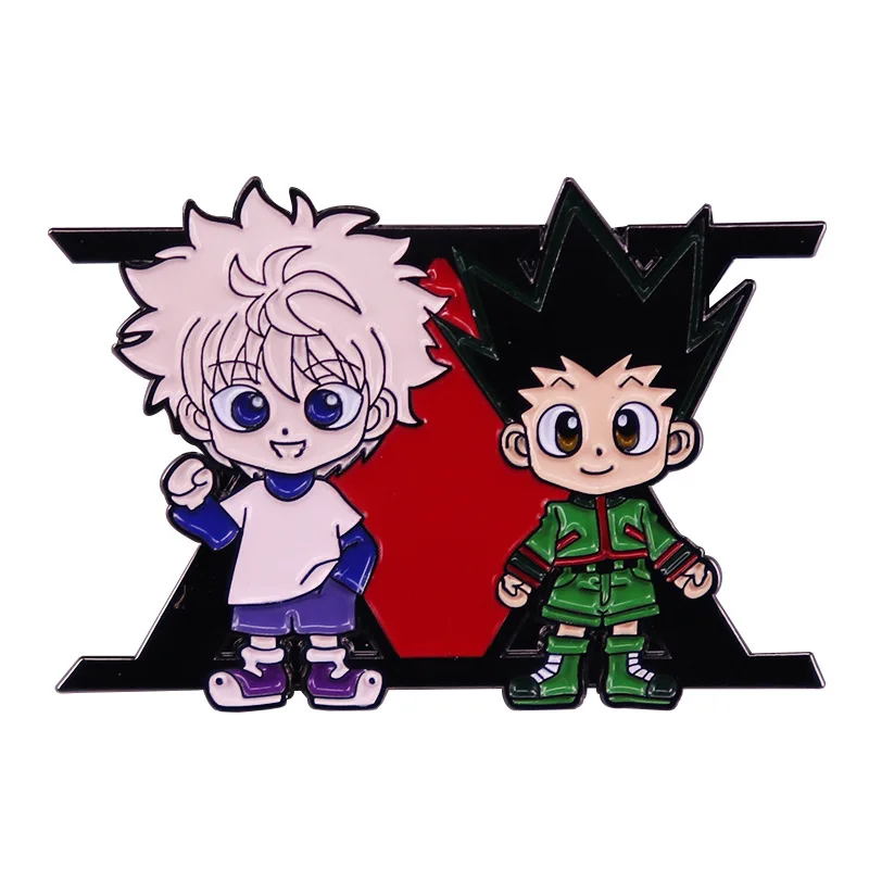 HUNTER×HUNTER японская заколка для лацканов рюкзаков Женская Брошь аниме портфель