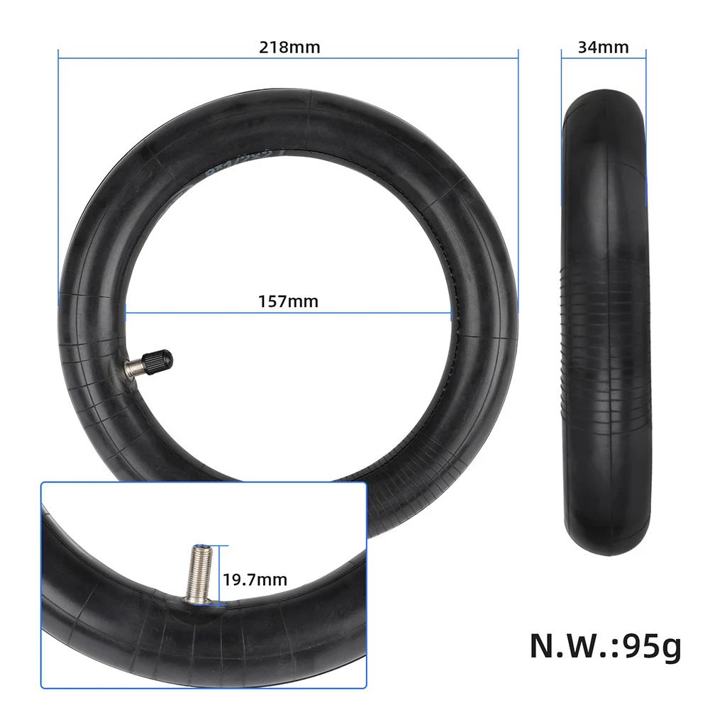 

Внутренняя трубка 218 мм 8,5 дюйма 95 г Новинка для скутера Xiaomi M365 Pro 1/2*2 л 10 см * 5 см * 8 см 157 мм долговечная