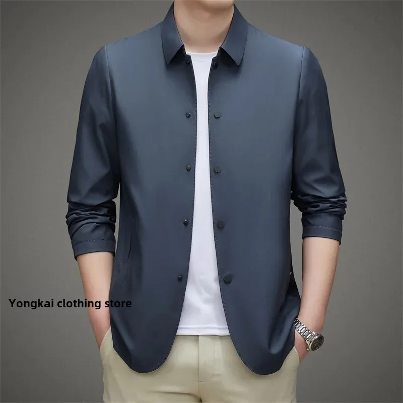 Новая стильная мужская куртка для мужчин среднего и пожилого возраста модная