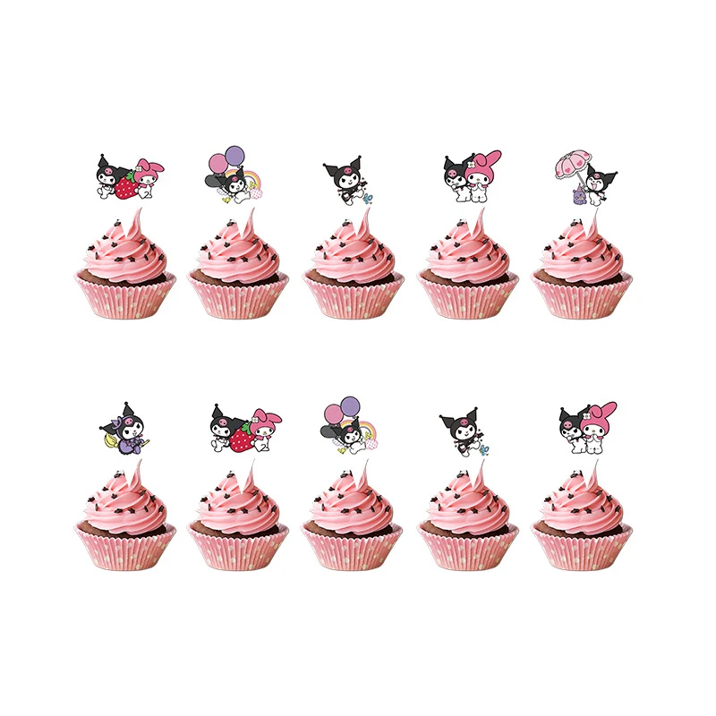 Новый мультяшный Sanrio Kuromi милая фотография украшение на тему дня рождения баннер