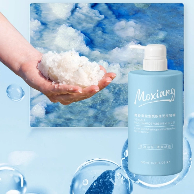 Скраб для мытья всего тела глубоко очищающий отшелушивающий и увлажняющий скраб