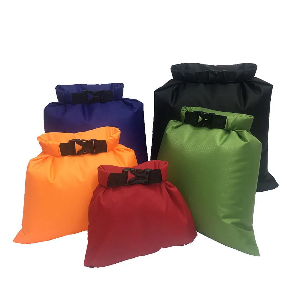 

5pcs Camping Lightweight Roll Top Dry Bag Waterproof Coating Storage S To XXL Foldable Sailing For Rafting Surfing Skating