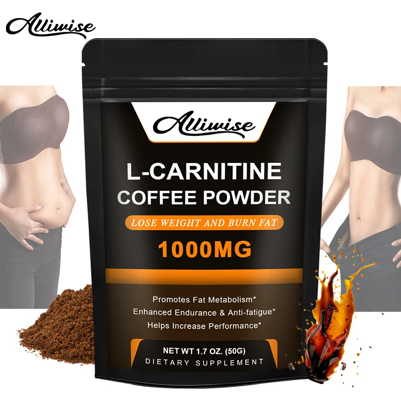 

Alliwise L-carnitine Instant-Coffee Lose Weight Slimming Fat Burn Slim Weight Gain Muscle Energy For Simple Obesity for Adultx