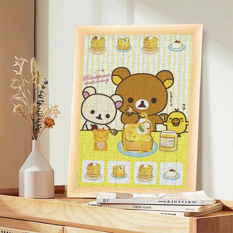 Фото Деревянная головоломка Rilakkuma: игрушка-антистресс, рекомендуемый подарок на день рождения для друзей №2