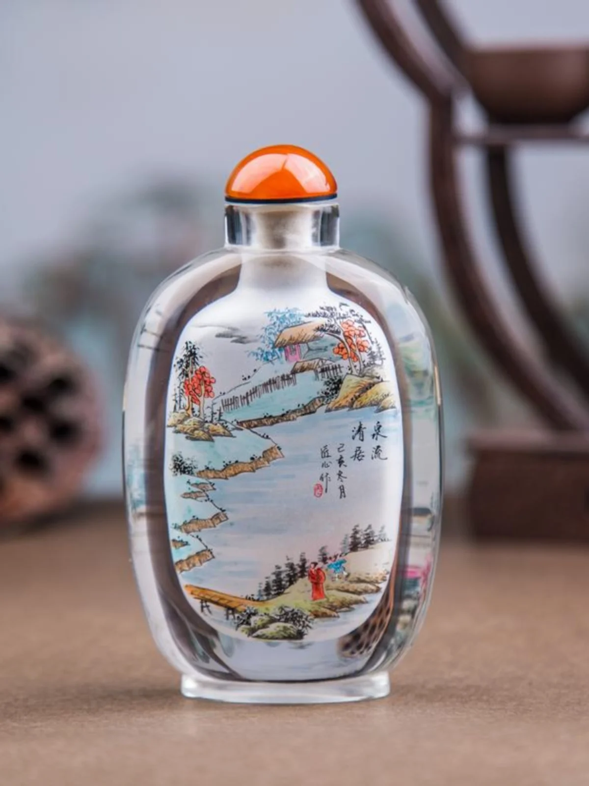 Hengshui внутренняя окрашенная табак бутылка ручной работы живопись Декор подарок