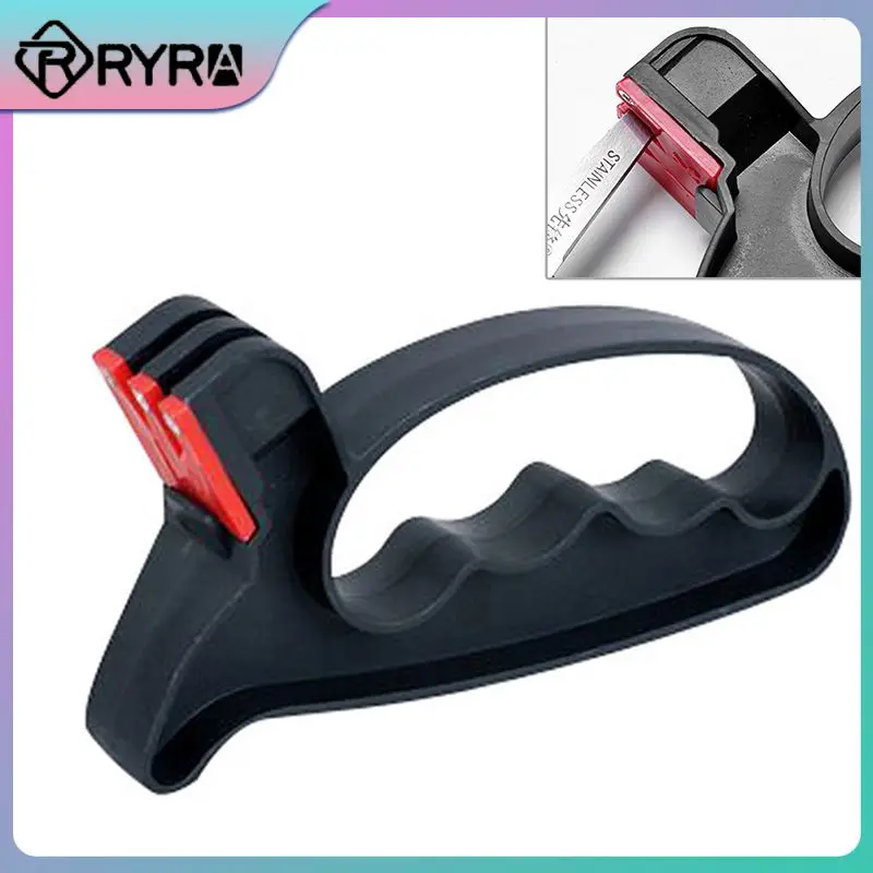 

2/4/5PCS Blade Sharpening 2 In 1 Newest Knife Sharpener Handheld Easy To Use Knife Scissor Kitchen Tool Accessories Grindstone