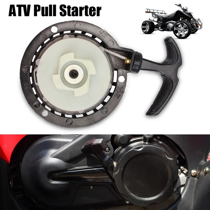 

97mm Motocycle ATV Pull Starter Ignition Start Kit 2Stoke Part Aluminum Alloy Accessories For 47cc 49cc Dirt Pocket Pit Bike UTV