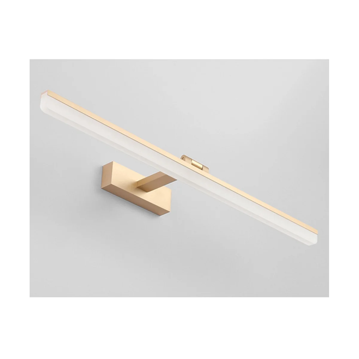 

Simple Light Luxury Aluminum Acrylic Bathroom Vanity Mirror Wall Light Bathroom Mirror Front Light Picture,US PlUG B