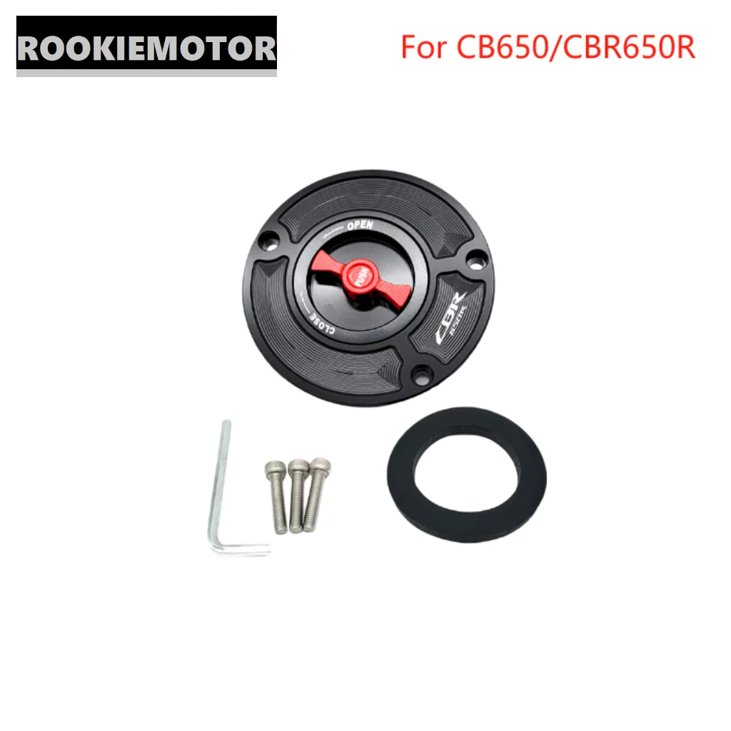 Для Honda CB650R 2018-2023 мотоциклетная крышка топливного бака для газа быстросъемная