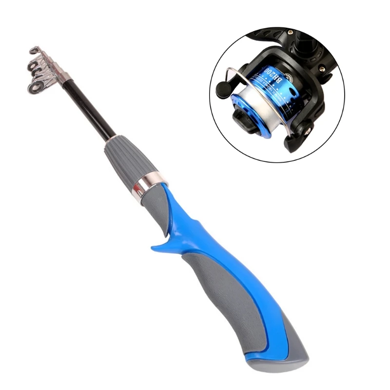 Telescopic Fishing Rod with Reel Combo Sea Saltwater Freshwater Fishing Rod