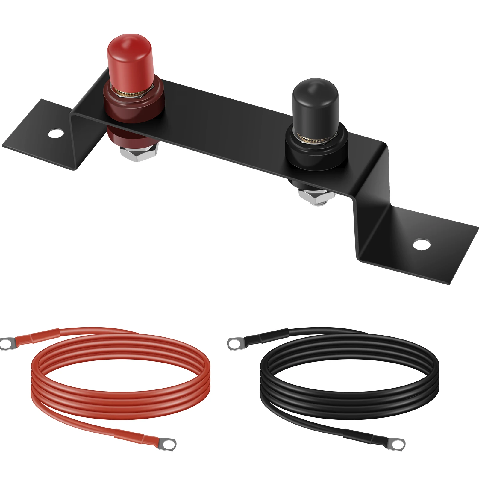 

Battery Jump Post Waterproof Copper Battery Jumper Relocation Insulated Fast Battery Charging Post Replacement Car Accessories