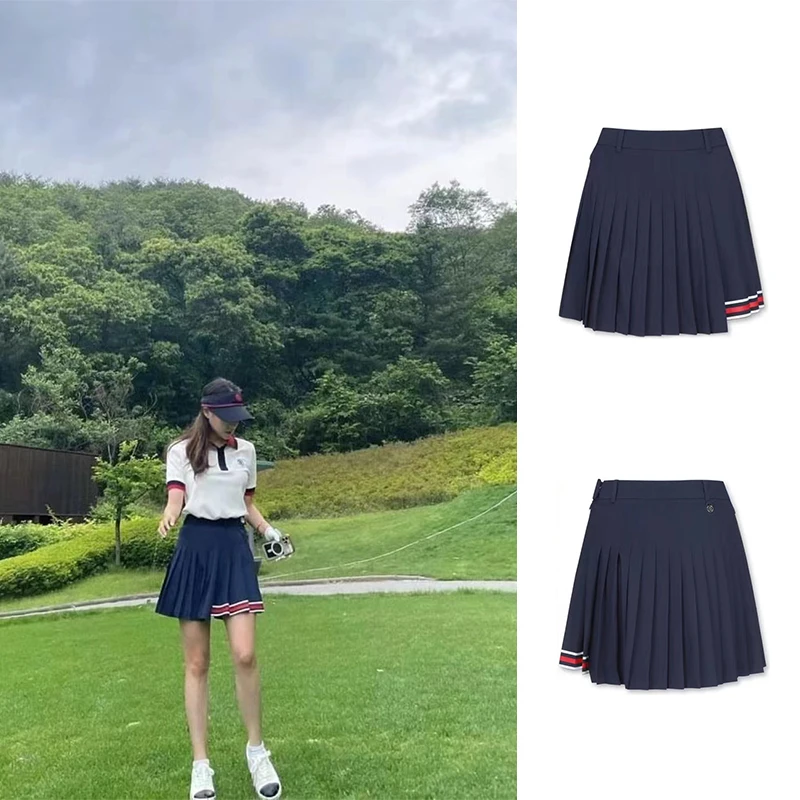 

Women's Golf Fashion Trend Short Skirt High Waist Sports Slimming Quick-drying Breathable Pleated Skirt