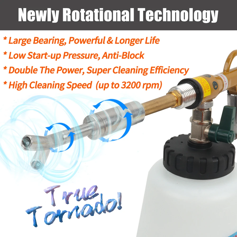 Пневматический пистолет Tornado Air Foam высокого давления для мойки автомобиля
