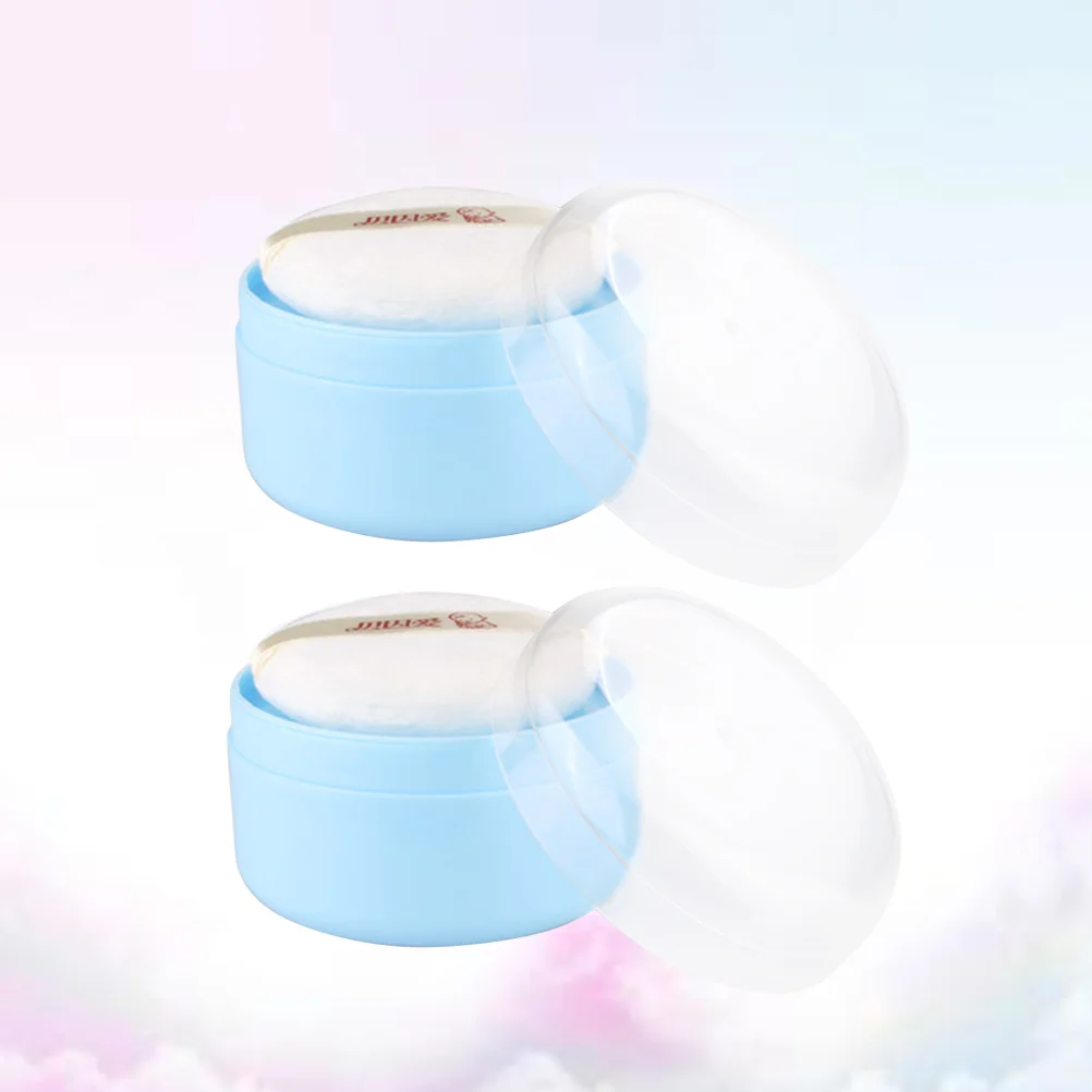 

Container Puff Body Talcum Baby After Bottle Bathvillus Holderbox Loose Case Puffs Womendispenser Monkey