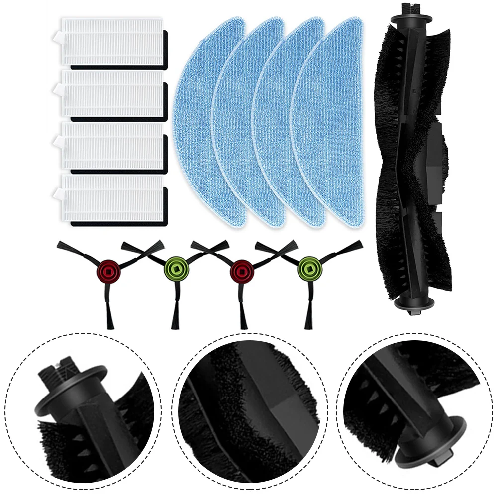 

Side Brush Mop Cloth For Cecotec Conga Eternal Pet Max X-Treme Titanium Vital Spare Parts Side Brush Hepa Filter Mop