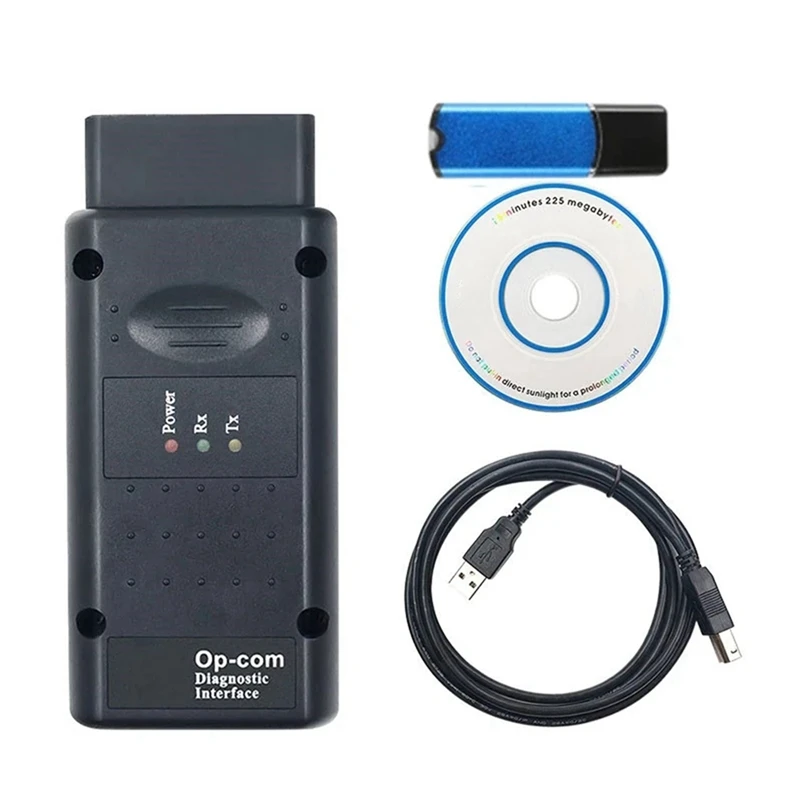 Фото OPCOM 2021, диагностические инструменты с USB-ключом Op-Com V1.95, обновление флэш-памяти Op Com V2021 для диагностического инструмента автомобиля №1