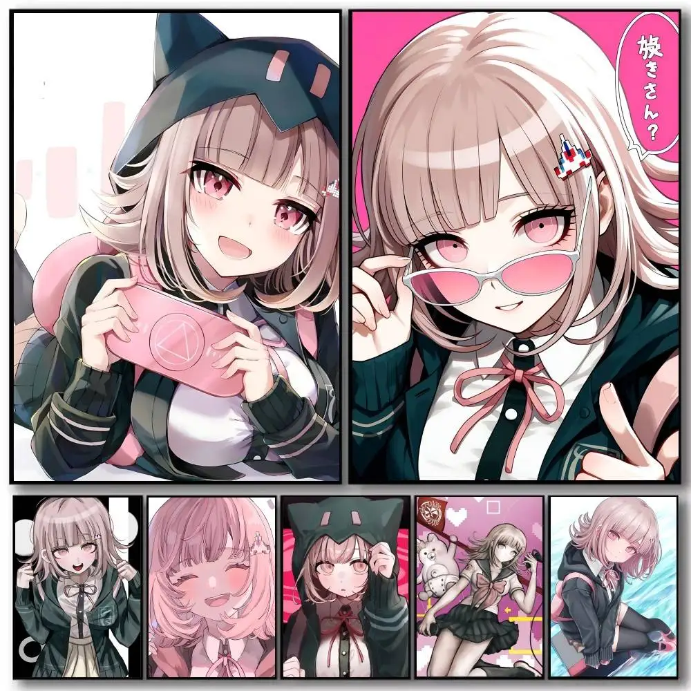 Фото Нанами Чиаки из Super Danganronpa 2: постеры и принты, настенные картины для современной спальни, игровой комнаты, домашнего декора. №1