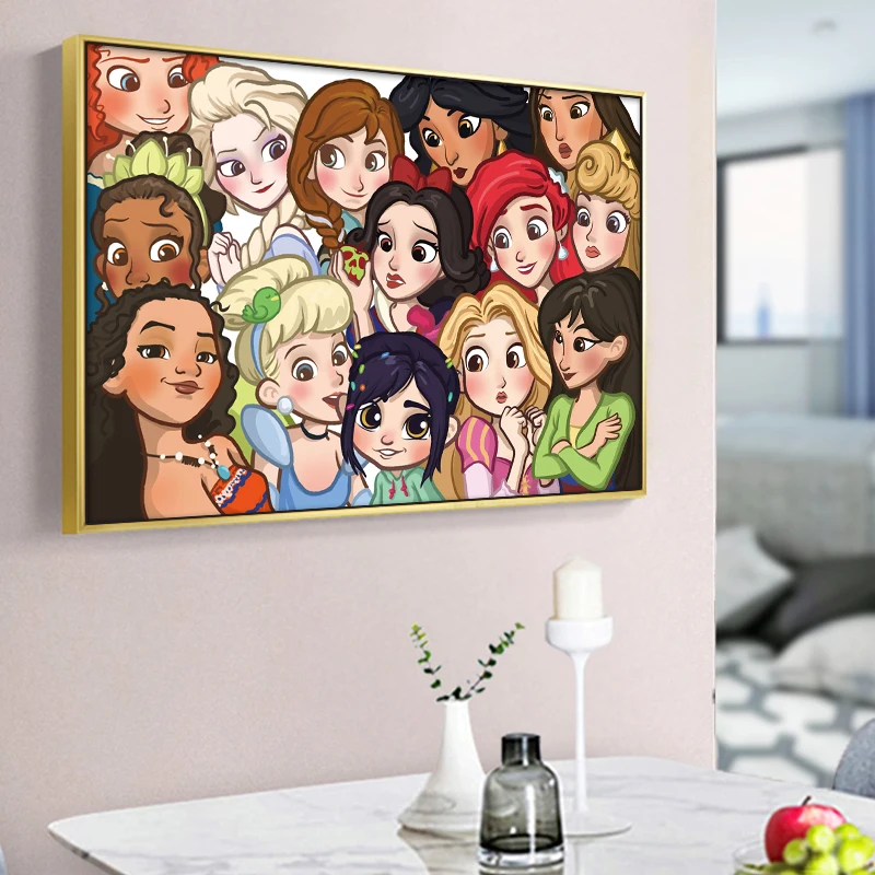 Цена Рукоделие, коллекция «сделай сам» принцессы, наборы для вышивки крестиком, полный набор для вышивки, декор с мультяшными персонажами Продажа Рукоделие, коллекция «сделай сам» принцессы, наборы для вышивки крестиком, полный набор для вышивки, декор с мультяшными персонажами