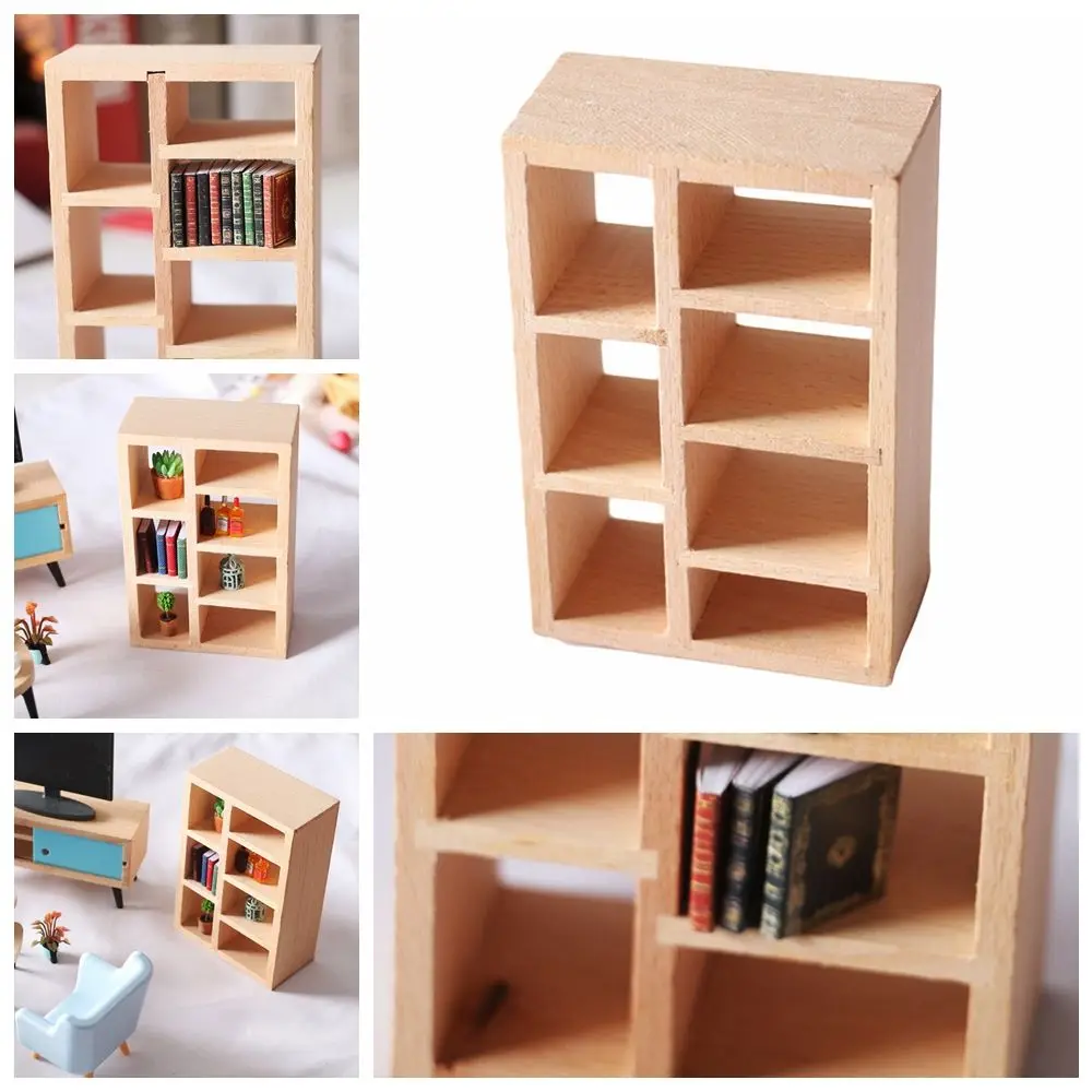 

Photographic props Miniature Tabletop decoration Scene Storage Rack Dollhouse Home Furnishings 1：12 Mini