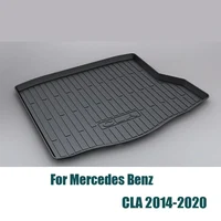 Car Cargo rear trunk mat For Mercedes Benz CLA 2020 2019 2018 2017 2016 2015 2014 Styling Boot Liner Waterproof mat Accessories