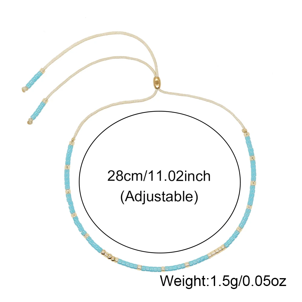 Go2Boho крошечные браслеты с бусинами для женщин простое ювелирное изделие браслет