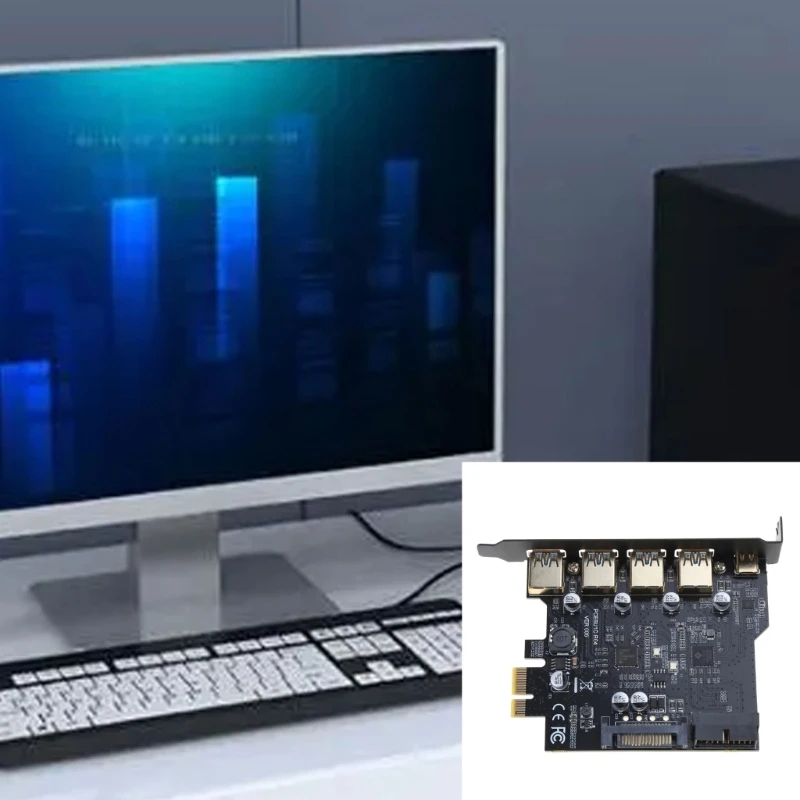 19-контактная плата расширения USB3.0+TYPE C Удобное подключение к различному