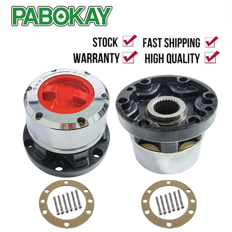 

2 pieces x For TOYOTA HiLux LN107 LN111 RN106 4Runner LN/RN T100 AGRALE Marrua 200 manual free wheel locking hub AVM413HP B009HP