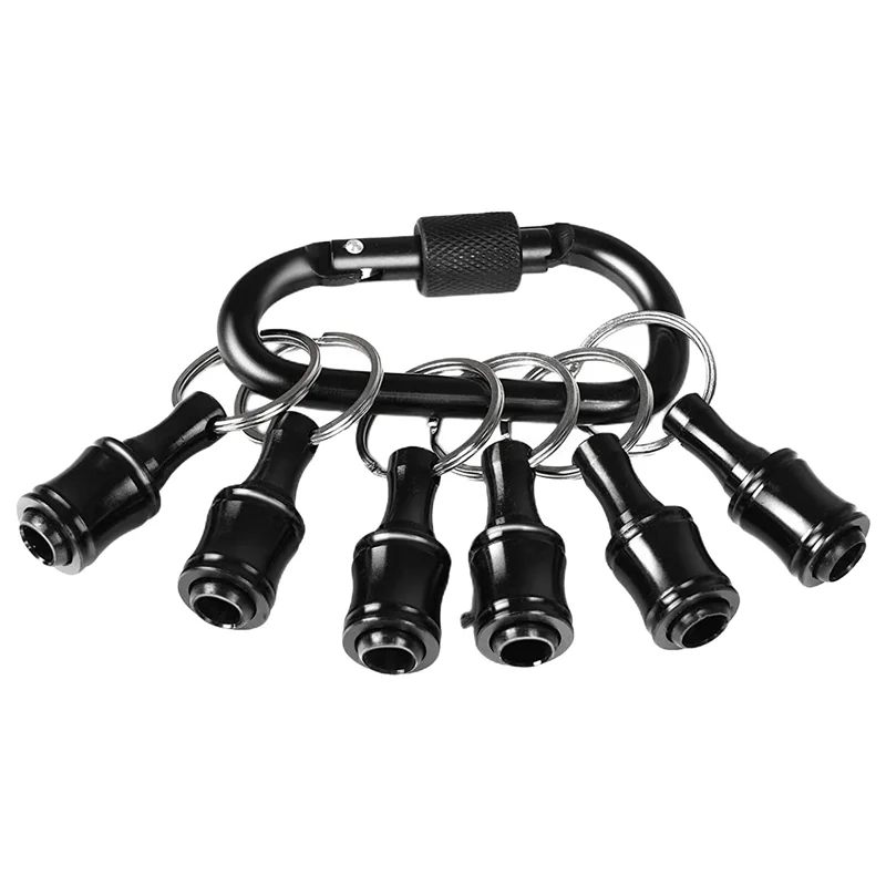 Держатель бит 1/4 дюйма Шестигранная отвертка Удлинитель Брелок Винтовой адаптер