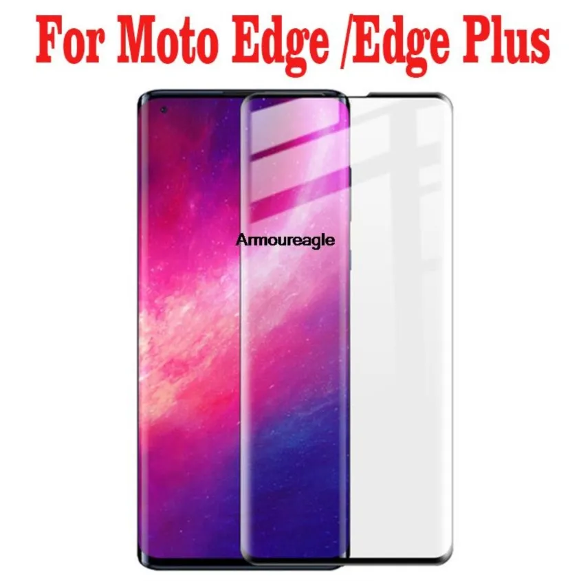 

3d изогнутое закаленное защитное стекло для motorola moto edge полное покрытие защитная пленка Защита экрана для moto edge plus