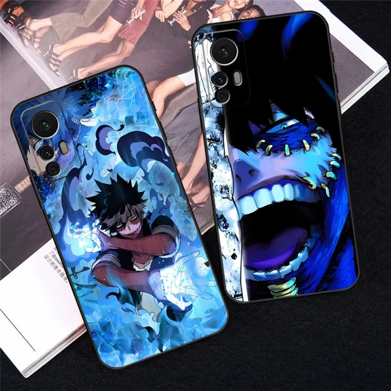 

Dabi My Hero Academia Anime Phone Case For Redmi Note 10S 11 10 9S 8T 7 8 9 9T 10 10X K30 K40 Pro Black Silicone Cover