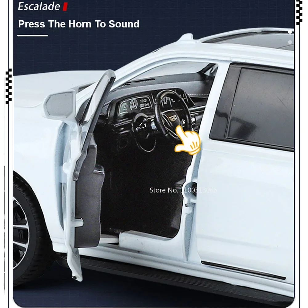 1:24 масштабные модели Escalade из сплава автомобили литые под давлением игрушки