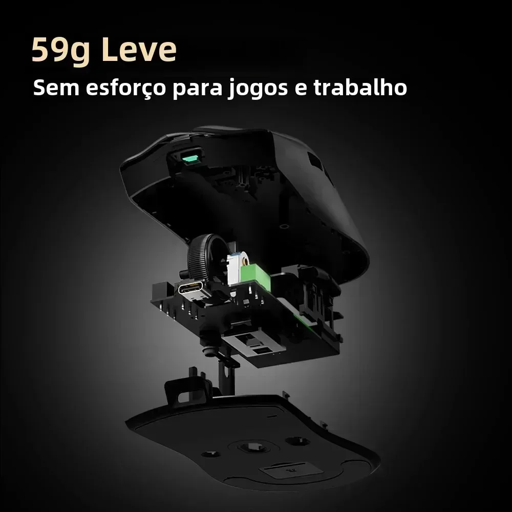 Фото Delux M700 Pro Ultra Mouse 8k Return Paw3950 Двухрежимная игровая мышь для киберспорта Легкие мыши для ноутбуков Аксессуары для ПК Воронт Подарок №5