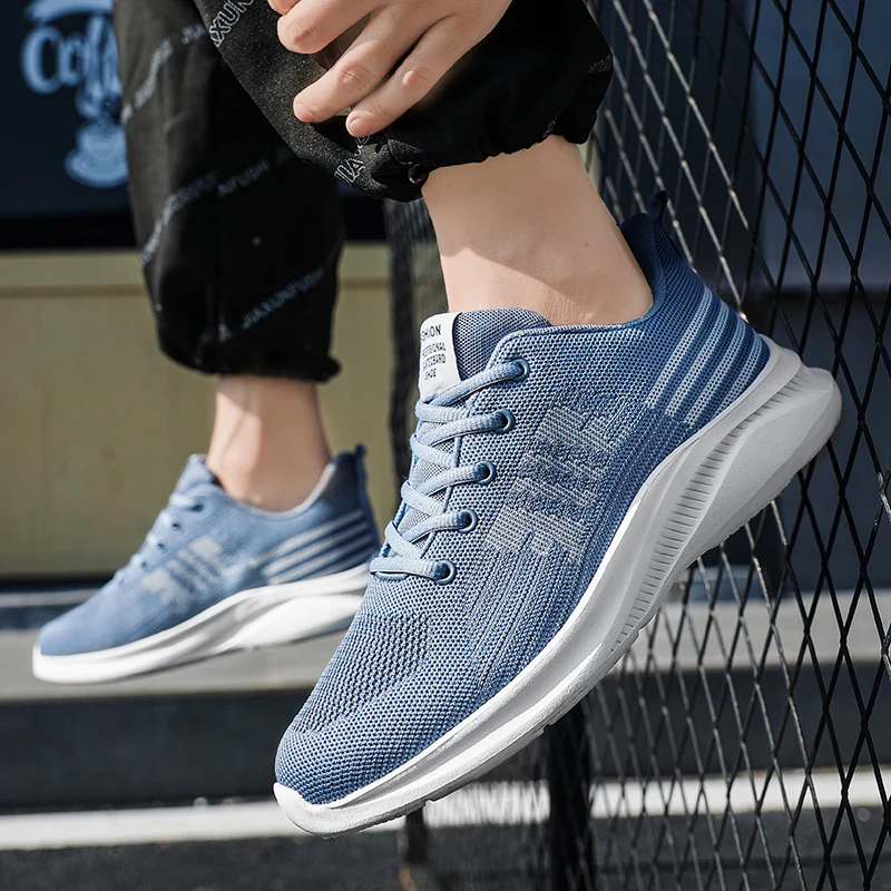 SALUDAS Men Sneakers Fashion Sports Shoes Light Running Shoes Non Slip Casual Shoe Athletic Tennis Sneakers Male Footwear Shoes