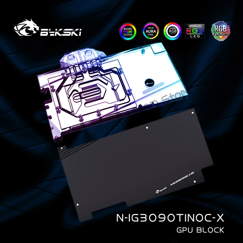 

Bykski GPU Water Block For IGame GeForce RTX 3090 Ti Neptune OC/RTX 3090 Ti Vulcan OC 24G Graphics Card Cooler N-IG3090TINOC-X