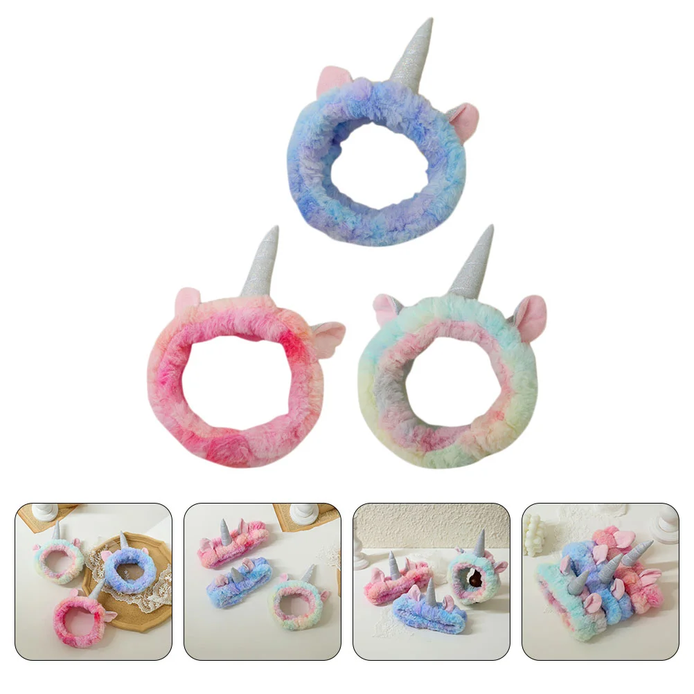 

Makeup Headband Hair Headbandsband Women Face Facial Washing Spa Photo Props Headwraps Headwear Girls Hairbands Hoop Horn Wash