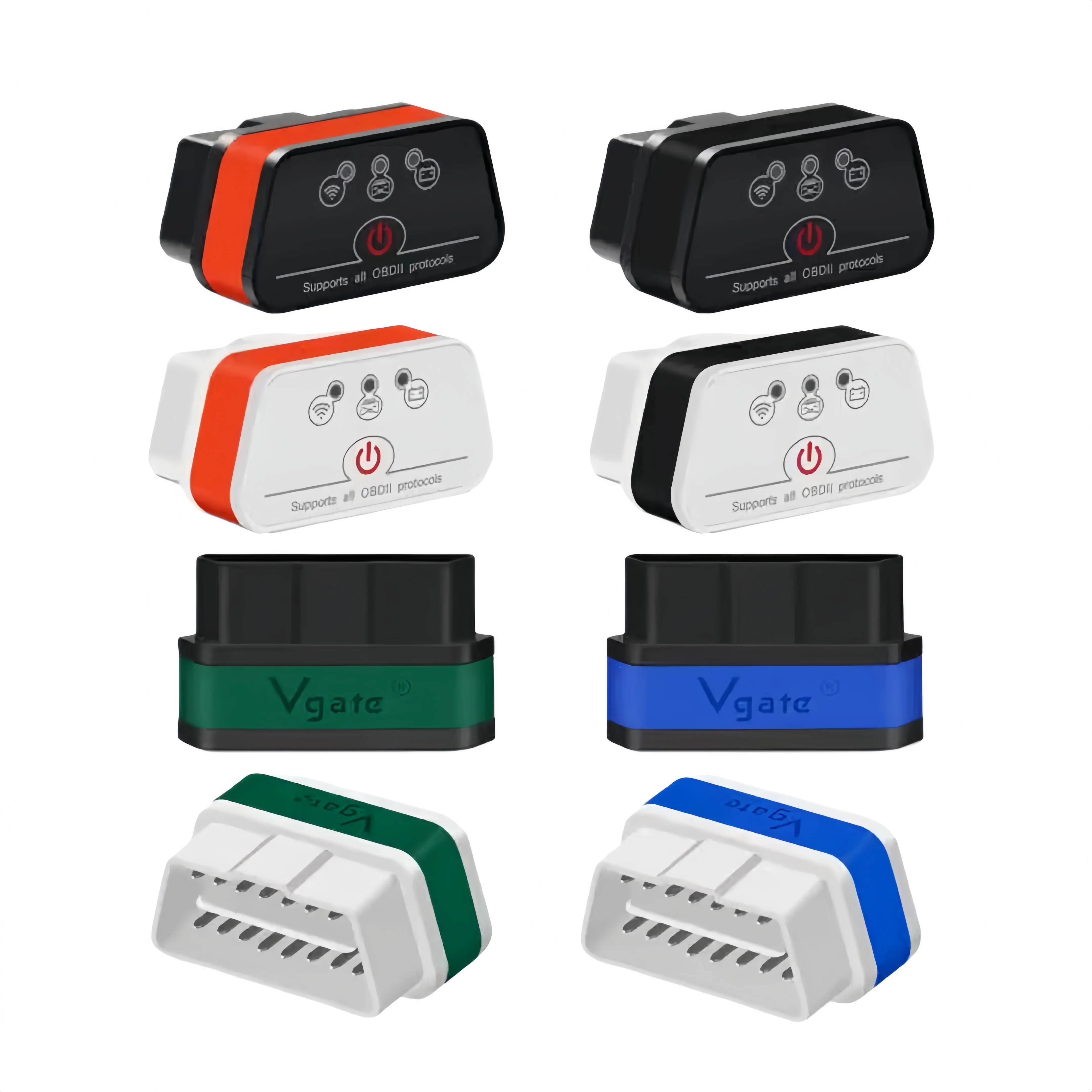 Оригинальный беспроводной ELM327 OBD2 V2.1 интерфейс Vgate Icar2 WIFI автомобильный считыватель кодов диагностический инструмент переключатель Surpports все OBDII (art.: 3920d433fc491) - 3920d433fc491