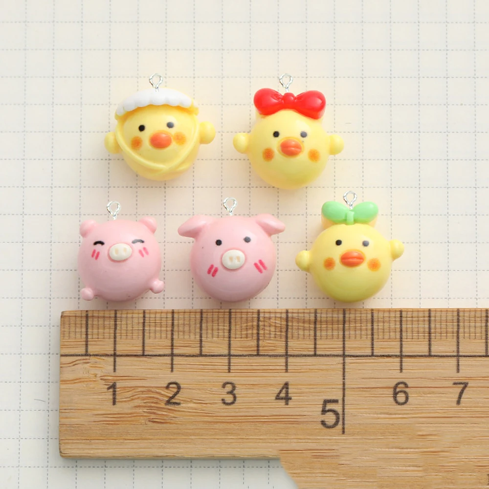 10 шт./партия серьги-подвески в виде свиньи