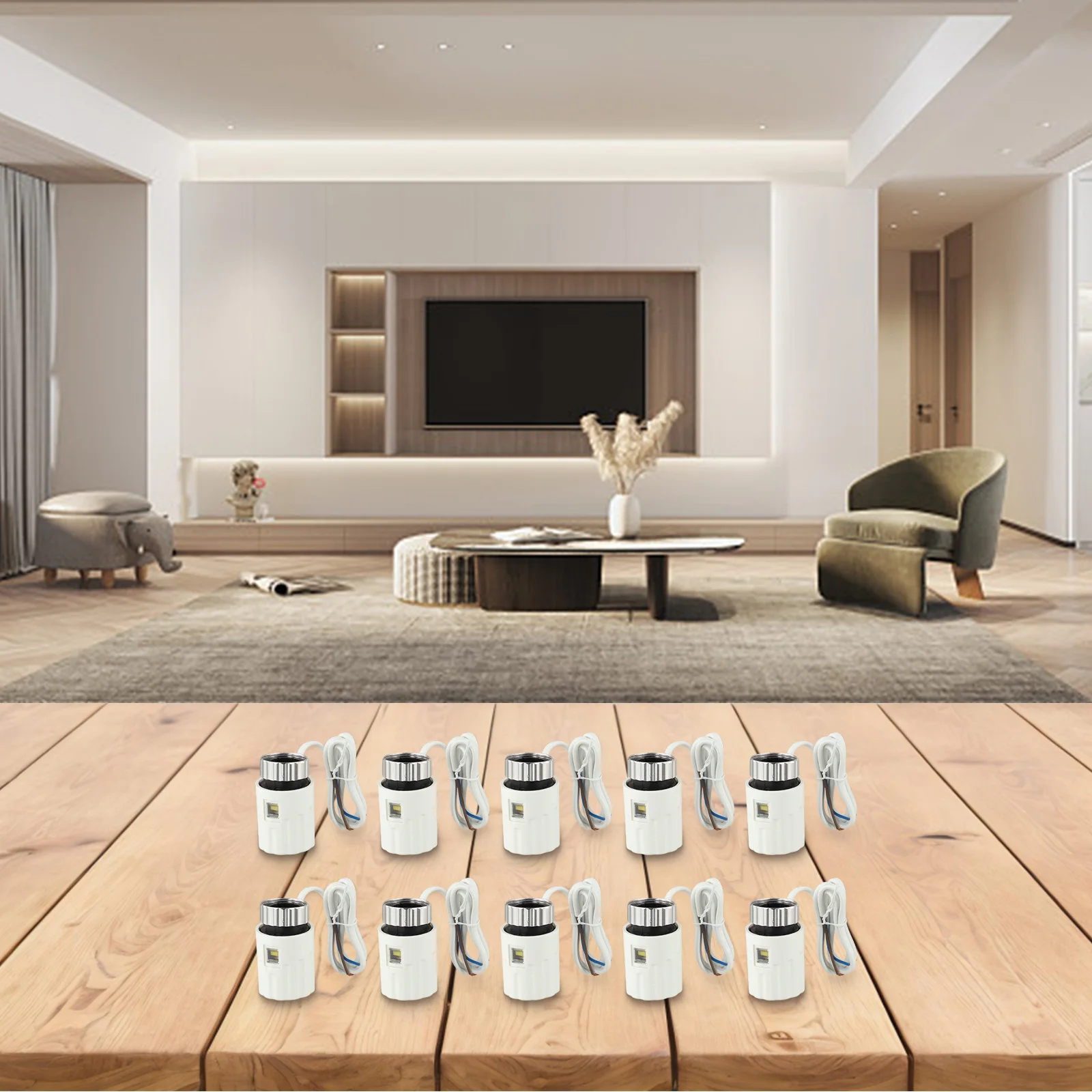 230 В электрический термопривод головка клапана для термостата коллектора