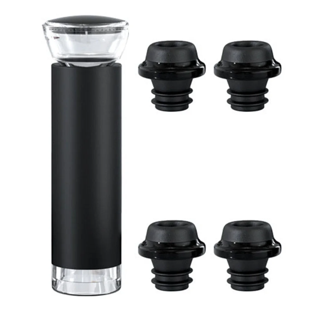 

1 Set of Beverage Bottle Stopper Vacuum Bottle Stopper Red Cork Champagne Bottle Caps Saver Stoppers